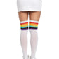 Nia Rainbow Thigh High Stockings -  - Hosiery