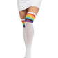 Nia Rainbow Thigh High Stockings -  - Hosiery