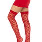 Amore Heart Net Thigh Highs -  - Hosiery