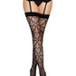 Amore Heart Net Thigh Highs -  - Hosiery