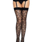 Amore Heart Net Thigh Highs -  - Hosiery