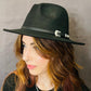 Vegan Felt Hat - Plain - Western Buckle - READY TO SHIP -  - 
