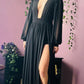Minerva - Hauntingly Dramatic Mesh Maxi Dress with Built In Shorts  - READY TO SHIP -  - 