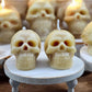 Handmade ✦ Bleeding Skull Candle ✦ Vanilla Cherry Cheesecake Soy Wax Gothic -  - Candle