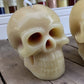 Handmade ✦ Bleeding Skull Candle ✦ Vanilla Cherry Cheesecake Soy Wax Gothic -  - Candle