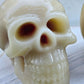Handmade ✦ Bleeding Skull Candle ✦ Vanilla Cherry Cheesecake Soy Wax Gothic -  - Candle