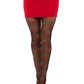 Cherry Pie Dotted Tights - Rockabilly Hosiery - Retro Pin Up Tights -  - Tights