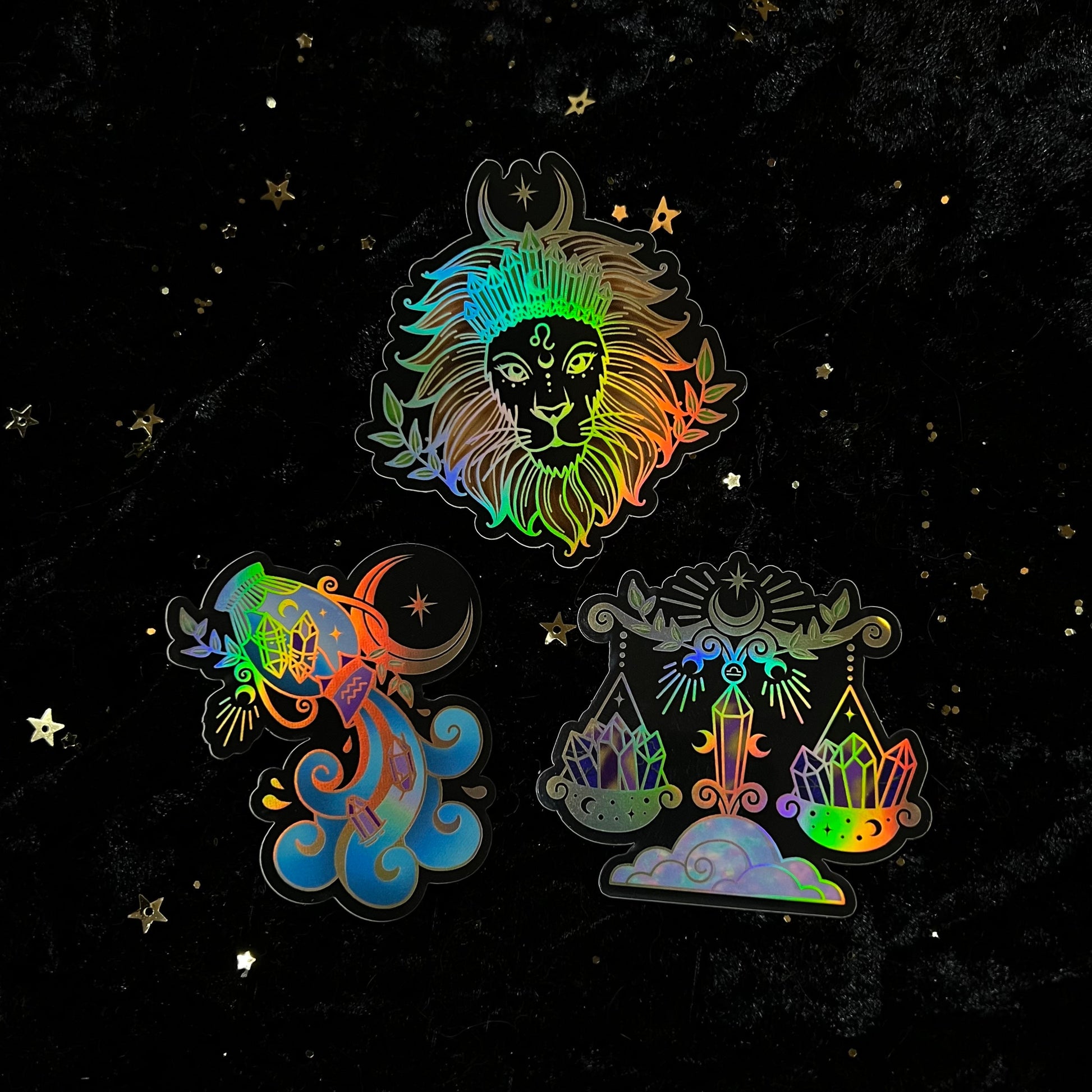 crystals for the zodiacs sticker -  - 