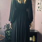 Minerva - Hauntingly Dramatic Mesh Maxi Dress with Built In Shorts  - READY TO SHIP -  - 