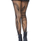 Snake Net Tights - Gothic Fishnet Tights - Serpent Lace Hosiery -  - Fishnet Tights