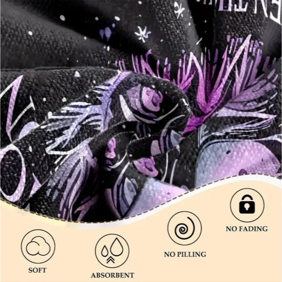 Moon & Sun Beach Towel | Premium Micro Fiber - A Gothic Universe - Beach Towels