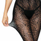 Spiderweb Lace Tights - Gothic Halloween Hosiery - Alternative Fashion Tights -  - Hosiery