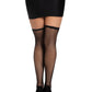 Dionne Fishnet Thigh High Stockings - Classic Fishnet Stockings - Sexy Hosiery -  - Fishnet Thigh Highs
