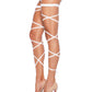 Yuna Garter Leg Wraps - Gothic Leg Accessories - Alternative Fashion Wraps