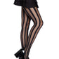 Beck Vertical Striped Tights - Bold Striped Pantyhose - Sexy Hosiery -  - Hosiery