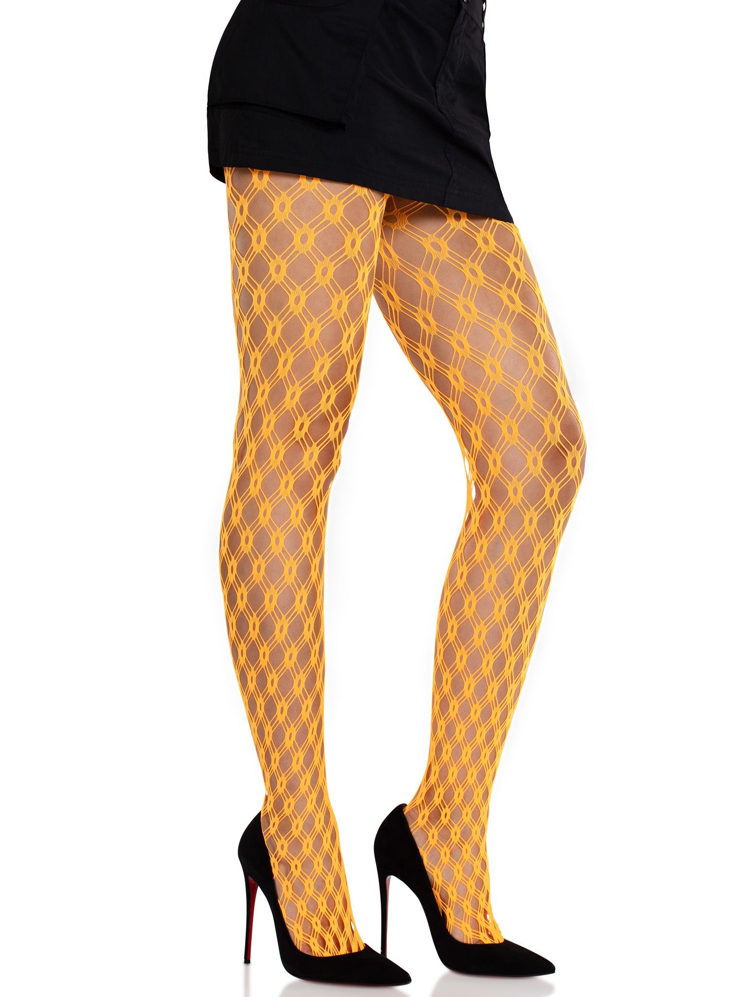 Lyric Eyelet Net Tights -  - Hosiery