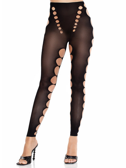 Maris Cut-Out Footless Tights - Daring Design -  - Footless Tights