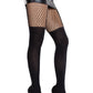 Jett Garter Illusion Tights - Gothic Pantyhose - Alternative Fashion Hosiery -  - Hosiery