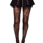 Spiderweb Net Tights - Gothic Fishnet Hosiery - Halloween Spider Web Stockings -  - Fishnet Pantyhose