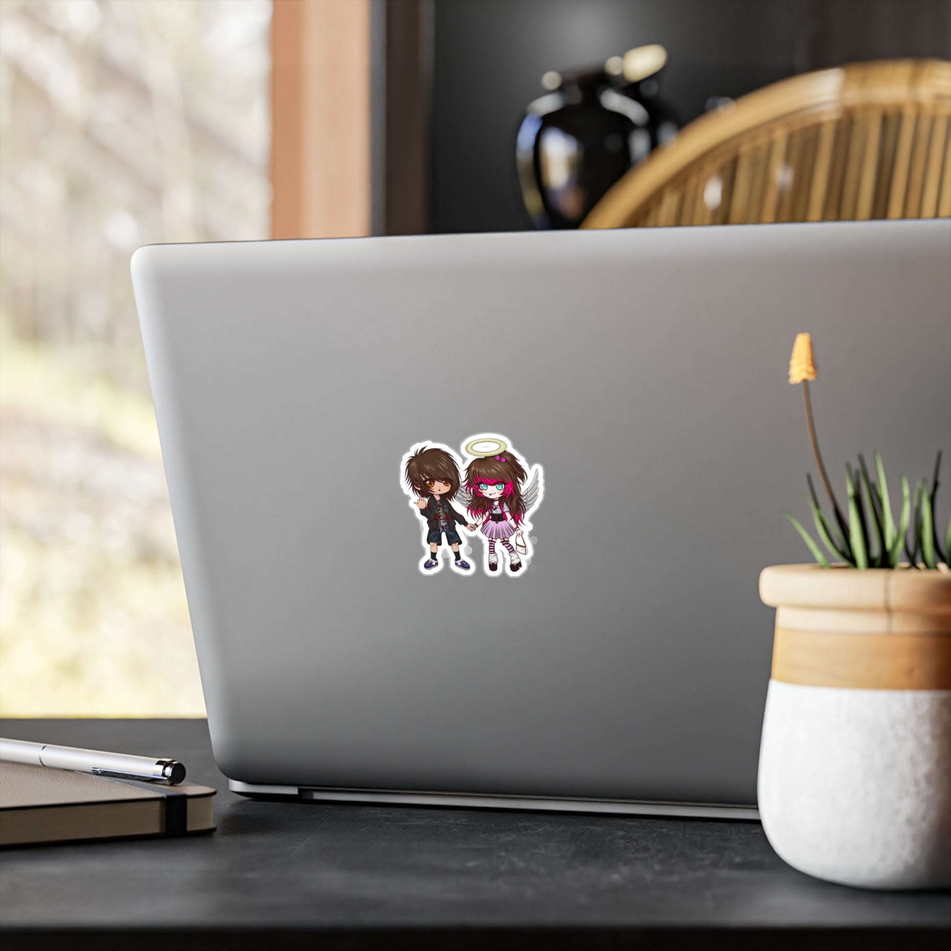 03osc & 8ngelonline Chibi Vinyl Decal Sticker - HKWD - Decals