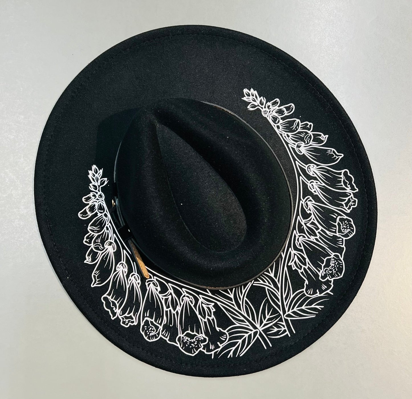 Vegan Felt Hat - XL Brim - Foxglove -  - 