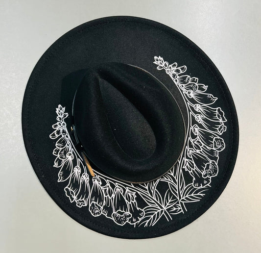 Vegan Felt Hat - XL Brim - Foxglove -  - 