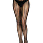 Eve Vintage Pinstripe Net Tights - Retro Fishnet Tights - Sexy Hosiery -  - Fishnet Tights
