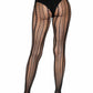 Eve Vintage Pinstripe Net Tights - Retro Fishnet Tights - Sexy Hosiery -  - Fishnet Tights