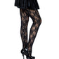 Tori Floral Lace Tights - Romantic Lace Pantyhose - Feminine Hosiery -  - Lace Tights
