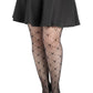Valentina Heart Net Tights
