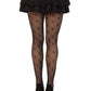 Valentina Heart Net Tights -  - Hosiery