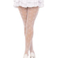 Valentina Heart Net Tights -  - Hosiery