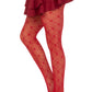 Valentina Heart Net Tights -  - Hosiery