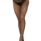 Karma Crotchless Fishnet Tights -  - Hosiery