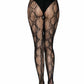 Python Net Tights - Animal Print Fishnet Tights - Edgy Hosiery -  - Fishnet Tights