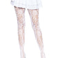 Chantilly Floral Lace Tights -  - Hosiery