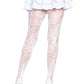 Chantilly Floral Lace Tights -  - Hosiery