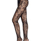 Chantilly Floral Lace Tights -  - Hosiery