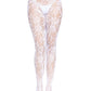 Chantilly Floral Lace Tights -  - Hosiery