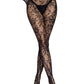 Chantilly Floral Lace Tights -  - Hosiery