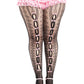 Sweetheart Striped Tights