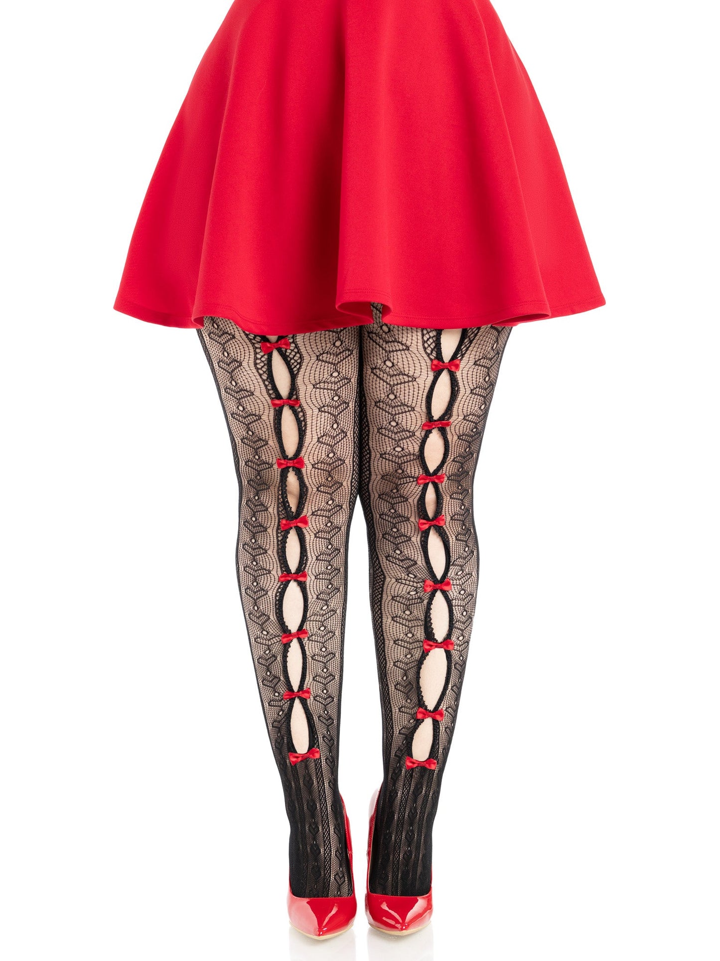 Sweetheart Striped Tights