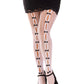 Sweetheart Striped Tights -  - Hosiery