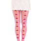 Sweetheart Striped Tights -  - Hosiery