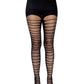 Lara Shredded Fishnet Tights -  - Hosiery