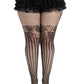 Plus Harlow Net Striped Tights