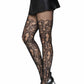 Drew Floral Vine Fishnet Tights - Romantic Lace Fishnet Tights - Sexy Hosiery -  - Fishnet Tights