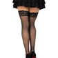 Pia Micro Net Thigh Highs -  - Hosiery