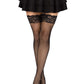 Pia Micro Net Thigh Highs -  - Hosiery