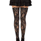 Bree Floral Lace Thigh Highs - Romantic Lace Stockings - Feminine Hosiery -  - Thigh High Lace Stockings